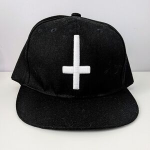 WUKE Snapback Hat Cap Inverted Cross Of Saint Peter Adjustable Unisex